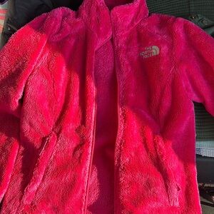 The North Face fleece jacket. Girls XS (6)